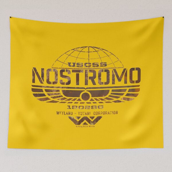 Item preview, Nostromo/Weyland Distressed logo design designed and sold by Iiswaz.