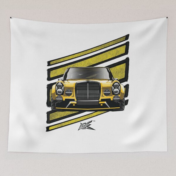 Item preview, 300 sel wide body yellow  designed and sold by NaquashM.