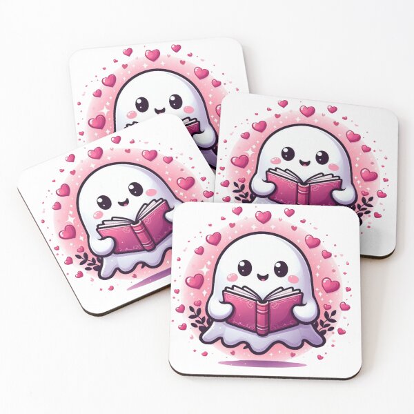 Item preview, Reading Sheet Ghost: Cute Spooky Ghosts for Book Lovers designed and sold by swiftbinaries.