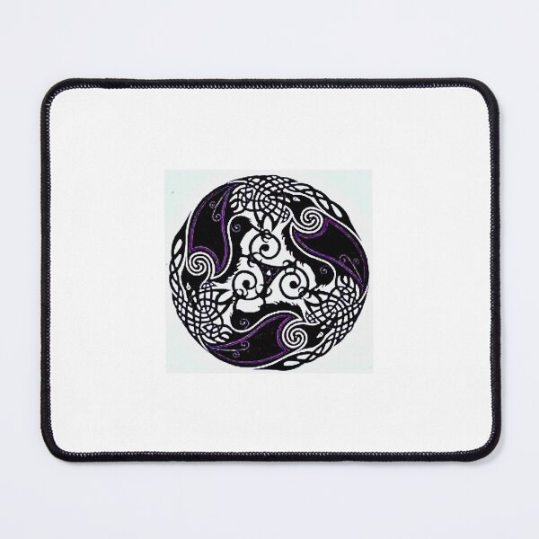 Item preview, The Morrigan Raven Triple Goddess Celtic Symbol designed and sold by Earth Nature Creations.