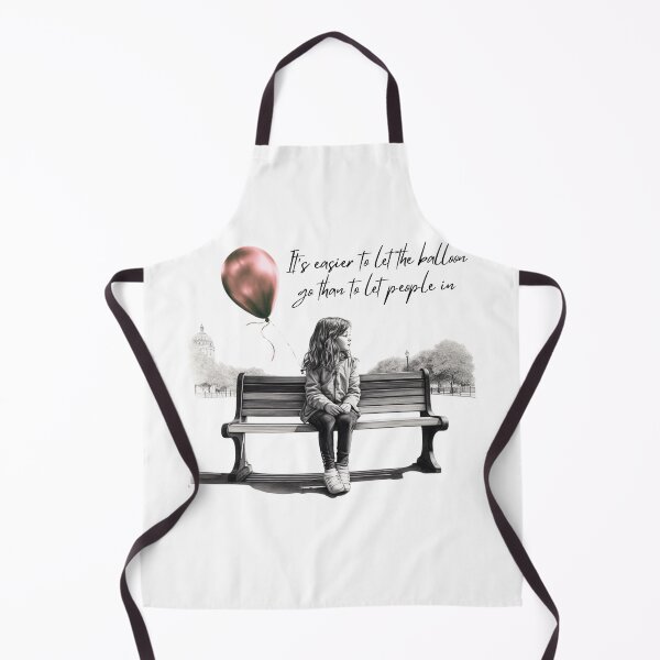 Item preview, It's easier to let the balloon go than to let people in designed and sold by The Art of Kkatarynka.