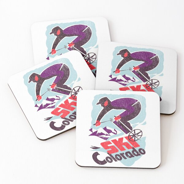 Item preview, Retro Travel Sticker Ski Colorado Vintage Colorado Tourism designed and sold by chrisrivait.