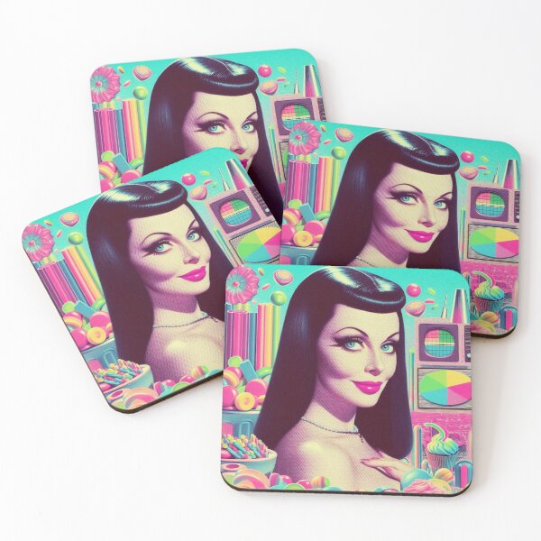 Item preview, Retrowave Candy Woman designed and sold by PulpVintage.