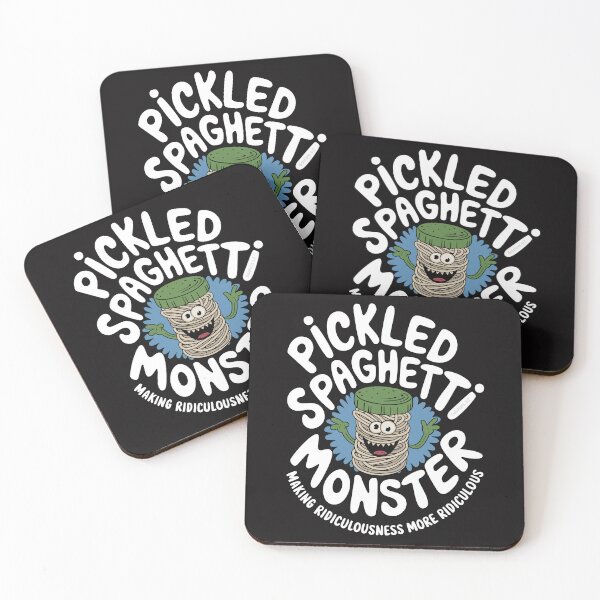 Item preview, Copy of Pickled Spaghetti Monster (White Text) designed and sold by TrueElevation.