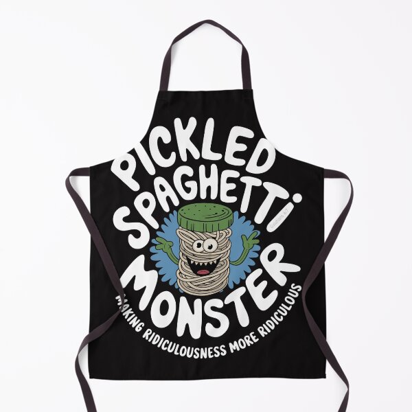Item preview, Copy of Pickled Spaghetti Monster (White Text) designed and sold by TrueElevation.
