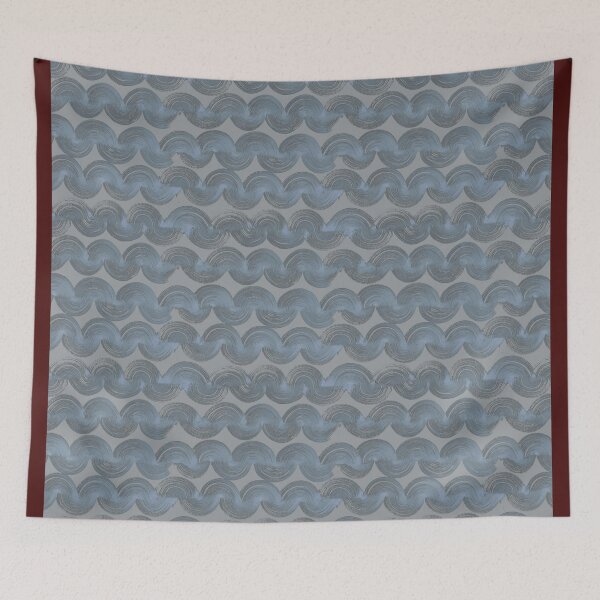 Item preview, Handmade semi circles brush strokes	 designed and sold by Alessandro Remo Mazzoni Remotextiles.