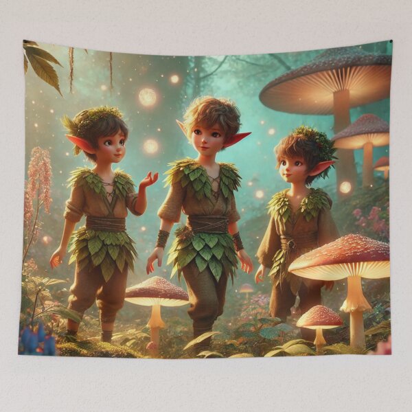 Item preview, 3 elves kids designed and sold by ValerieStOnge.