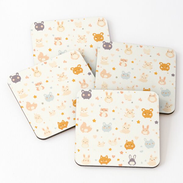 Item preview, Adorable Woodland Creatures - Pastel Cute Animal Design for Kids designed and sold by kyungmie87.