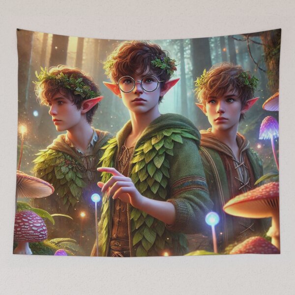 Item preview, 3 elf amigos designed and sold by ValerieStOnge.