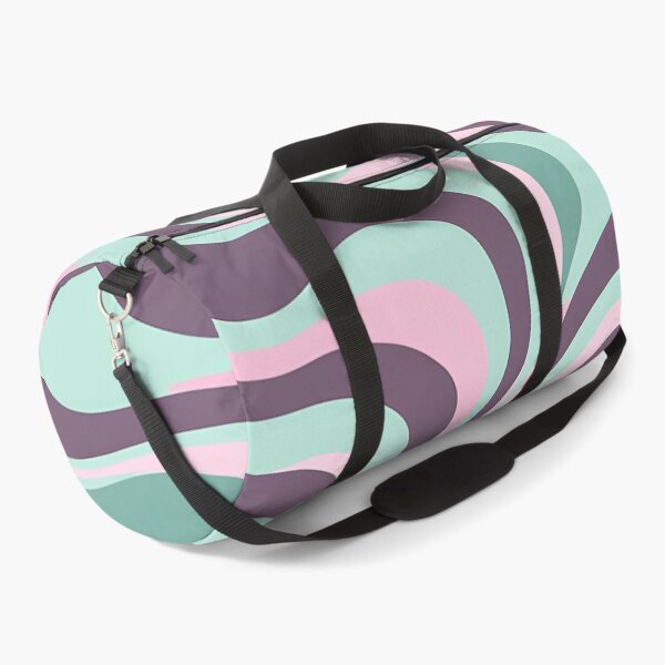 Item preview, Retro Modern Groovy Fluid Wavy Pattern, Pink, Mint designed and sold by Prints and Lifestyle.