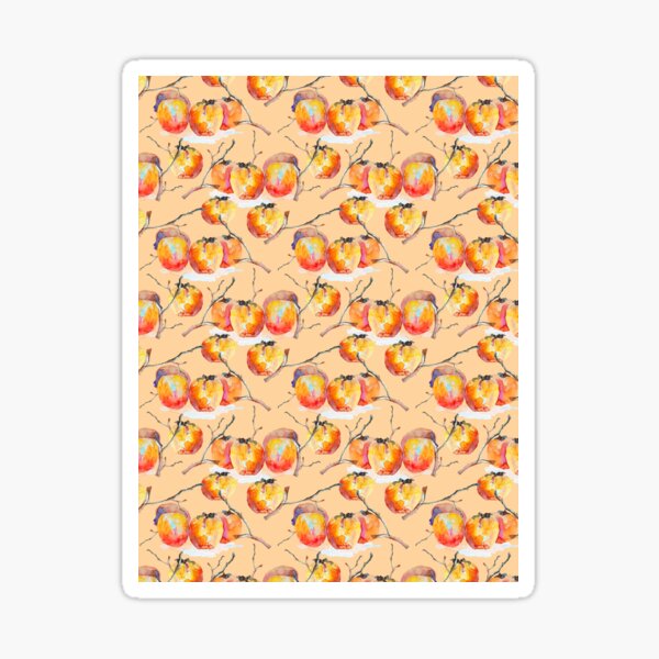 Vista previa del artículo con la obra «Acuarela de caqui hecha a mano sobre fondo beige ocre», diseñado y vendido por Alessandro Remo Mazzoni Remotextiles.