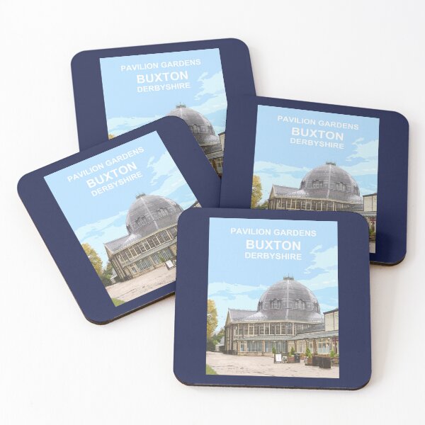 Item preview, Buxton Pavilion Gardens Derbyshire Peak District Travel location poster designed and sold by BarbaraGlebska.