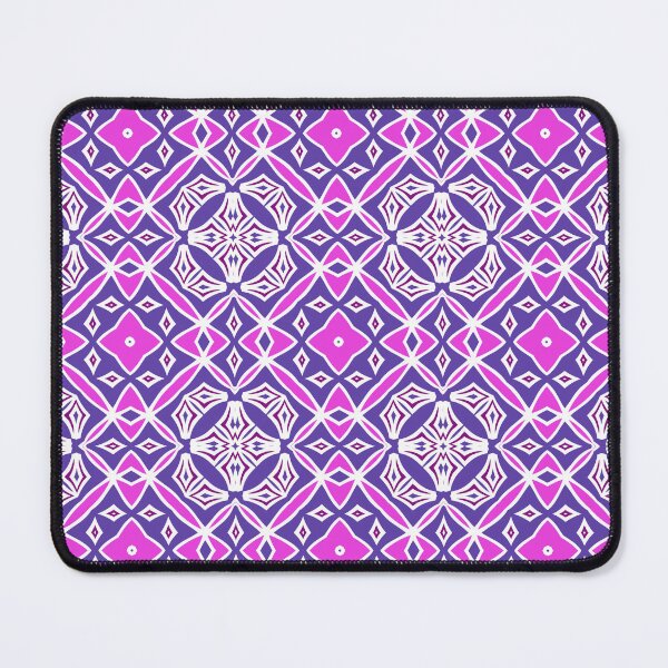 Item preview, Blue and Pink Abstract Mosaic 1 designed and sold by AneissPiaf.