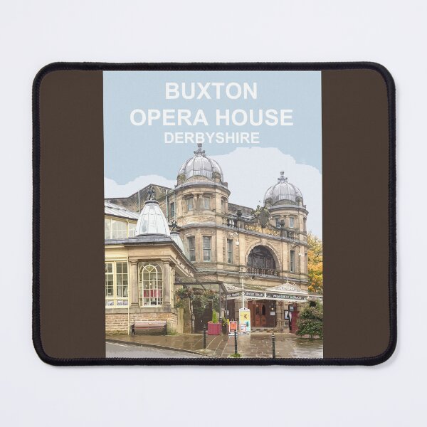 Item preview, Buxton Opera House Derbyshire Peak District Travel location poster designed and sold by BarbaraGlebska.