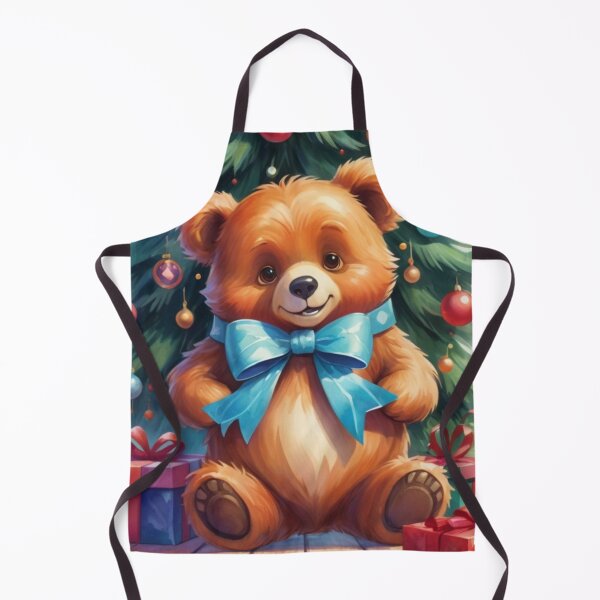 Item preview, Cute Teddy Bear in Front of a Christmas Tree with Presents designed and sold by T-shirtMill.