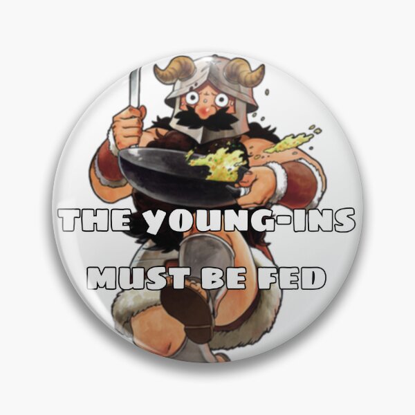 Item preview, Senshi The Young-Ins Must Be Fed Dungeon Meshi designed and sold by feardeargcrafts.