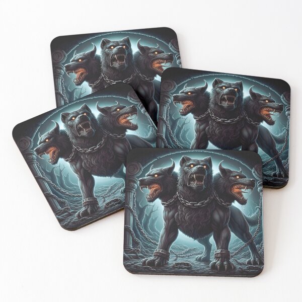 Item preview, Cerberus Dog Guardian of the Underworld designed and sold by GalleryBrisArt.