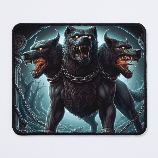 Item preview, Cerberus Dog Guardian of the Underworld designed and sold by GalleryBrisArt.