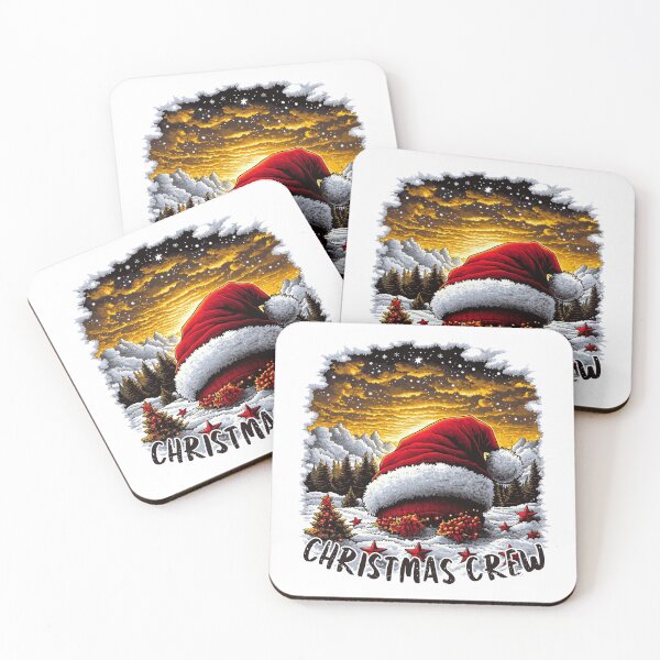 Item preview, Golden Christmas Crew Sunset Scene designed and sold by BukkyStory.