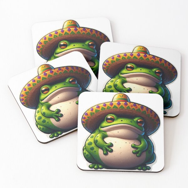Item preview, Sombrero Frog, Frog With Sombrero designed and sold by Spike The Punch Design Co..