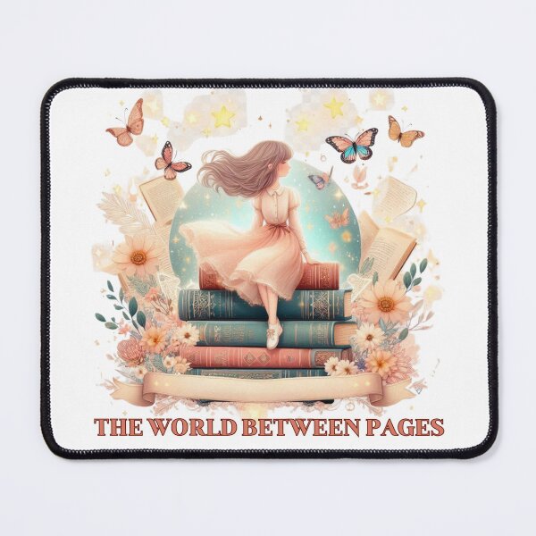 Item preview, Book Girl Reader.the world between pages designed and sold by swiftbinaries.