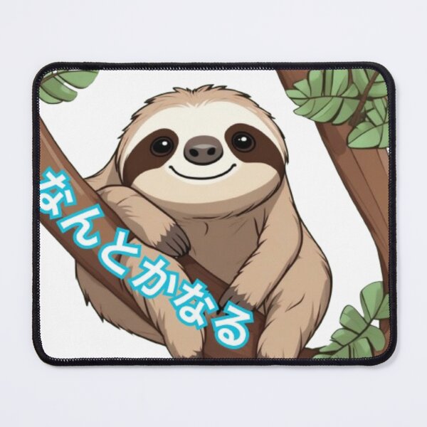 Item preview, Nantoka Naru 'It'll Work Out' Sticker – Kawaii Japanese Motivational Quote for Laptops, Water Bottles, and Journals Blue designed and sold by MarkLines.