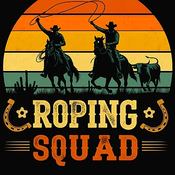 Artwork thumbnail, Colorful Rustic Roping Squad by AlienOccupation