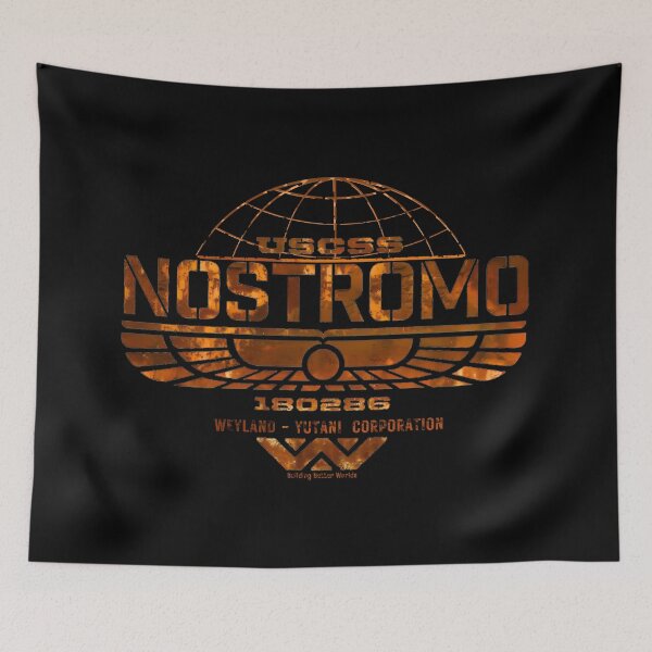 Item preview, Nostromo/Weyland Distressed Vivid logo design designed and sold by Iiswaz.