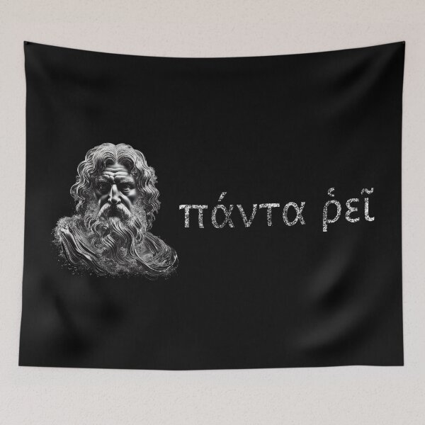 Item preview, Panta Rhei Everything Flows Heraclitus designed and sold by Me-Meme.