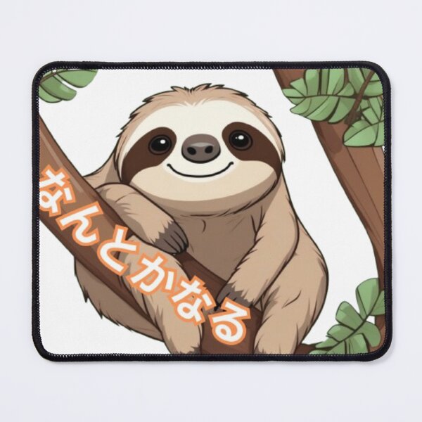 Item preview, Nantoka Naru 'It'll Work Out' Sticker – Kawaii Japanese Motivational Quote for Laptops, Water Bottles, and Journals Orange designed and sold by MarkLines.