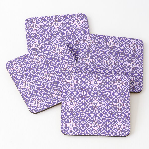 Item preview, Blue and Pink Abstract Mosaic 7 designed and sold by AneissPiaf.