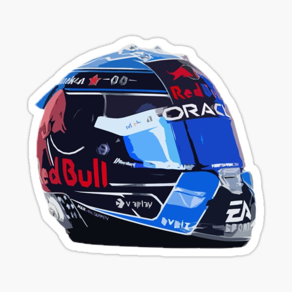 Item preview, Max Verstappen 2024 USGP Helmet  designed and sold by FormulaFrames.