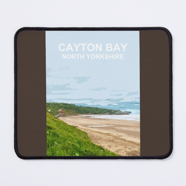 Item preview, Cayton Bay North Yorkshire Scarborough Travel location poster designed and sold by BarbaraGlebska.