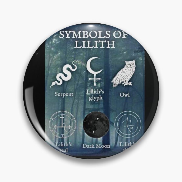 Item preview, Lilith Dark Goddess Symbols designed and sold by Earth Nature Creations.
