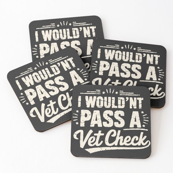 Item preview, I Wouldn't Pass A Vet Check designed and sold by Beanster-nl.