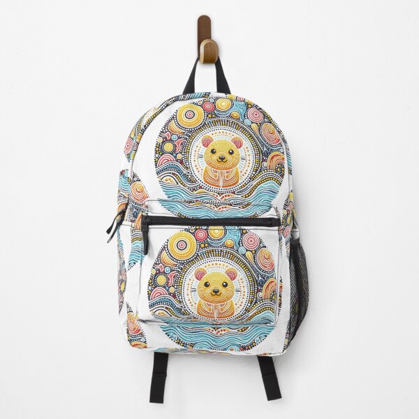 Item preview, Vibrant Animal Artwork - cute smiling Quokka designed and sold by FOLK ART FUSION.