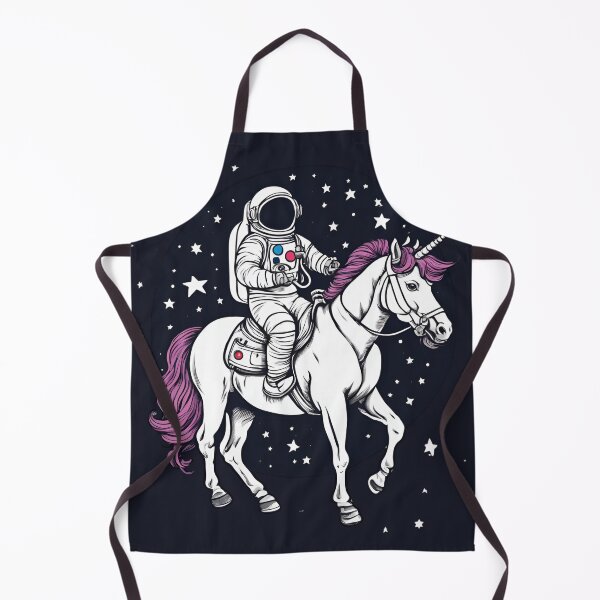 Item preview, Astronaut riding a unicorn in outer space designed and sold by All-About-Life.