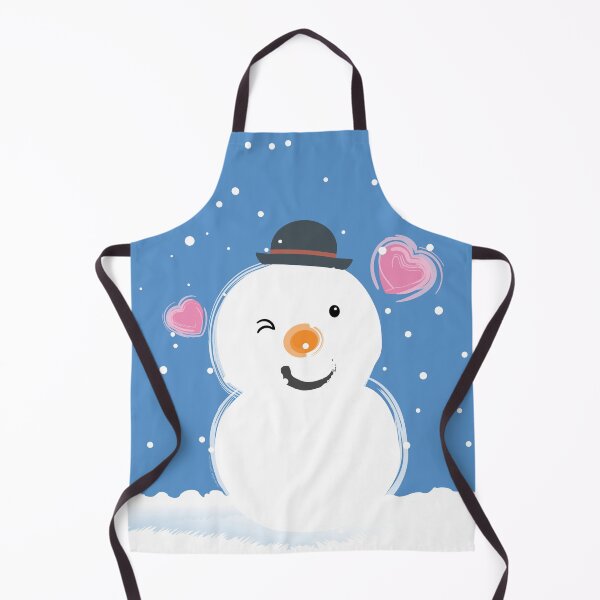Item preview, Happy Holidays from Cute Romantic Snowman designed and sold by MarikaJohnson.