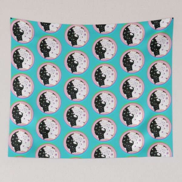 Item preview, Yin & Yang Cats | Variation 4/4 | Yoniseye designed and sold by Alexandria Frisoli.