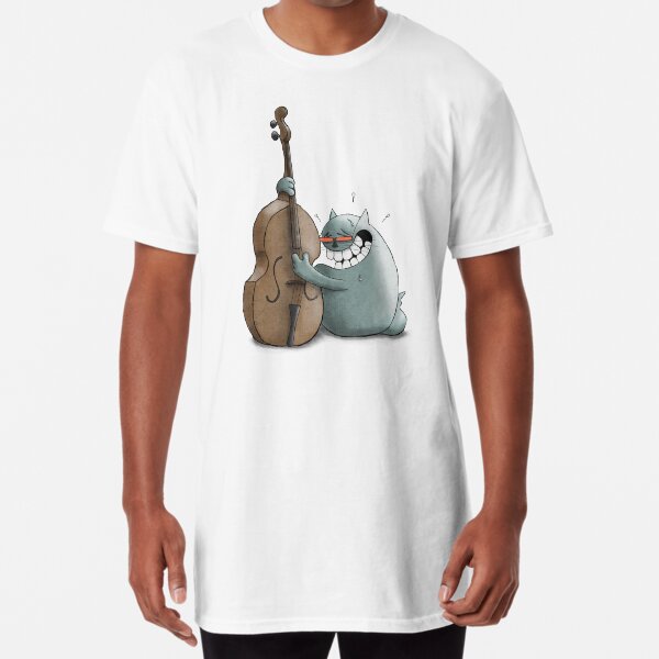 Jazz Cat Long T-Shirt