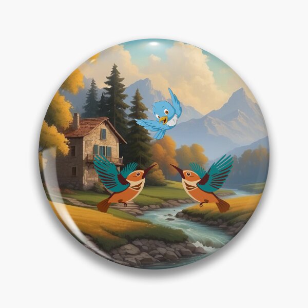Item preview, "Serenity in Flight: Birds Soaring Over Nature's Horizon" designed and sold by RAZYCREATOR.