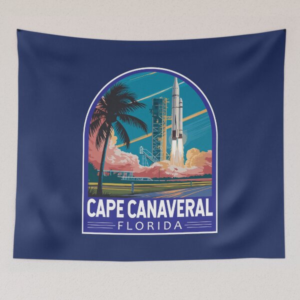 Item preview,  Cape Canaveral Florida Travel Art Emblem designed and sold by KrisSidDesigns.