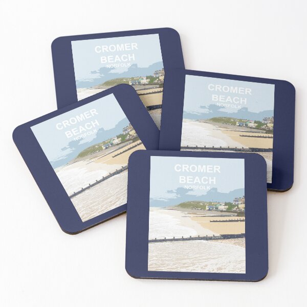 Item preview, Cromer beach Norfolk Travel poster Sea Palling designed and sold by BarbaraGlebska.