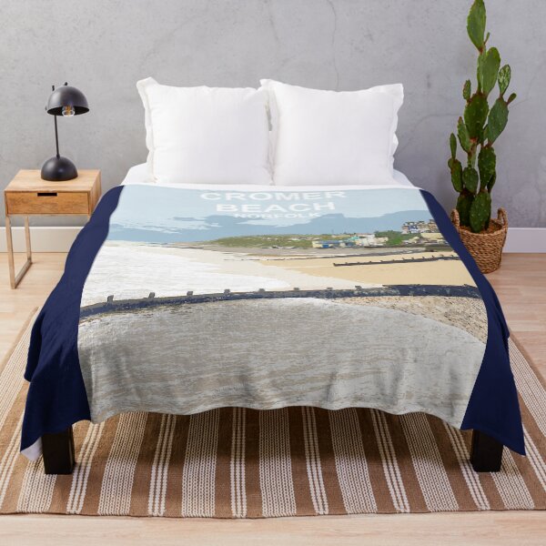 Item preview, Cromer beach Norfolk Travel poster Sea Palling designed and sold by BarbaraGlebska.