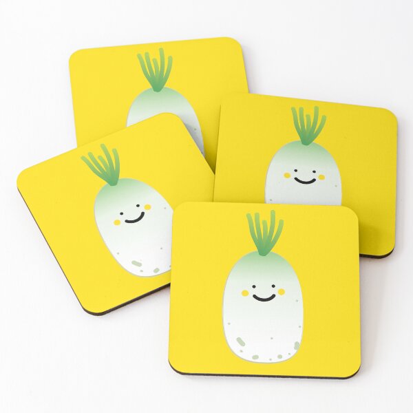 Item preview, Cute daikon radish designed and sold by fluffyfamcraft.