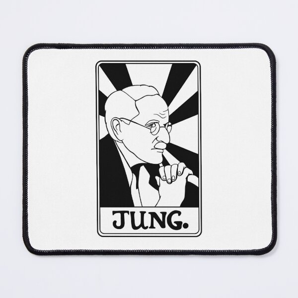 Item preview, Carl Gustav Jung Tarot Portrait - Jungian Psychology Teacher - BW designed and sold by isstgeschichte.
