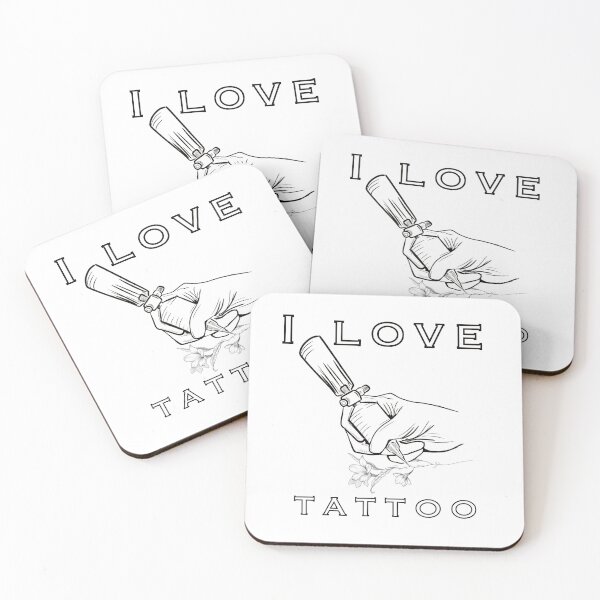 Item preview, I love tattoo designed and sold by PigmalionArt.