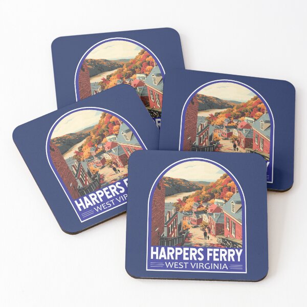 Item preview, Harpers Ferry West Virginia Travel Art Emblem designed and sold by KrisSidDesigns.
