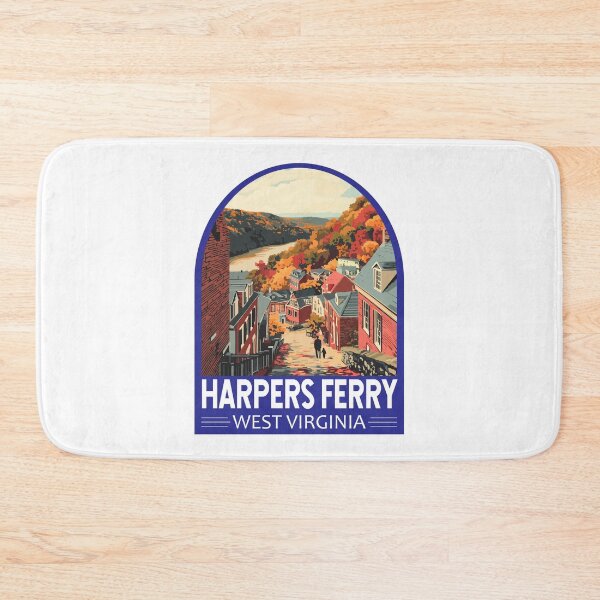 Item preview, Harpers Ferry West Virginia Travel Art Emblem designed and sold by KrisSidDesigns.
