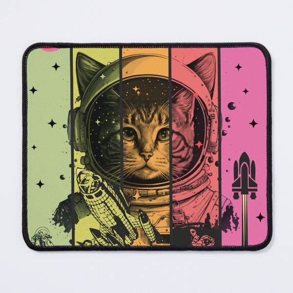 Item preview, Cat Astronaut In Space Vintage Comic Book Cover designed and sold by antarte99.